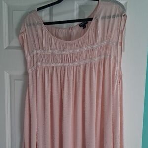 torrid Blush Pink Textured Babydoll Top
